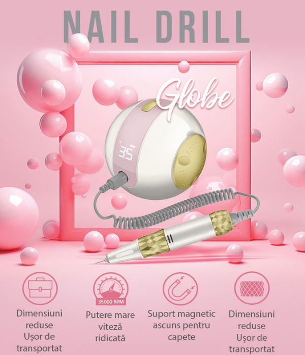 Freza pentru unghii – Nail Drill Globe