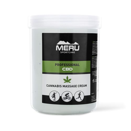 Cremă de masaj cu canabis CBD Meru 1000 ml 