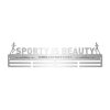 Suport Medalii pentru Perete cu mesaj “ Sporty is Beauty“