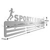 Suport Medalii pentru Perete cu mesaj “ Sporty is Beauty“