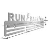 Suport Medalii pentru Perete cu mesaj  “Run Baby Run“