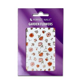 Autocolant pentru unghii - Flori de Grădină