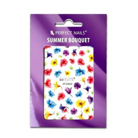 Autocolant pentru unghii - Buchet de Vară