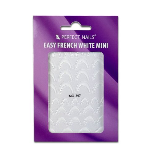 Sticker Unghii - Easy French White Mini