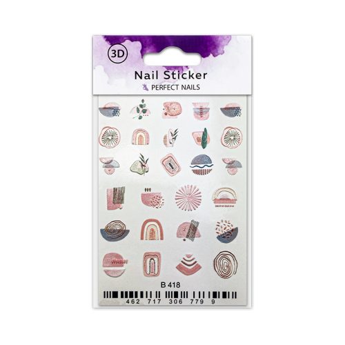 Sticker Unghii - 3D Pale Design