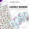 Sticker Unghii - Lovely Words