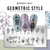 Placă pentru Ștampilă - Stil Geometric