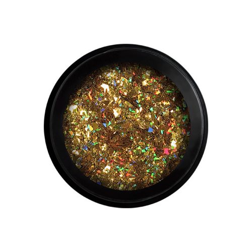 Fulgi pentru unghii fini aurii - Wonder Flakes 