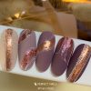 Fulgi chrome metalici pentru unghii Roz - Metal Chrome Flakes
