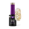 Colecție Top Coat cu fulgi - Flakes Effect 5 buc