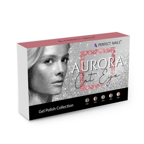 Set Ojă Semipermanentă Cat Eye Aurora