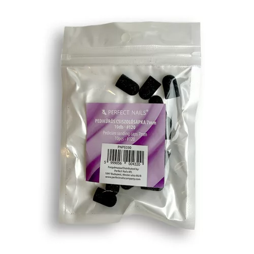 Capăt abraziv pentru pedichiură 7mm 10 bucăți - Granulație #120