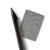 Pilă mini în formă de picătură - Pentru bețișoare metalice pentru cuticule - 10 bucăți