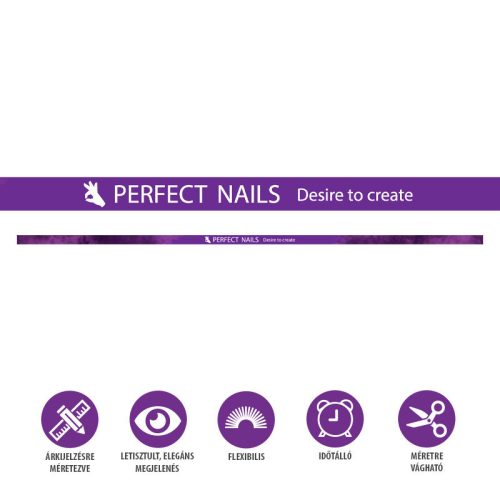Banderolă etichete rafturi Perfect Nails