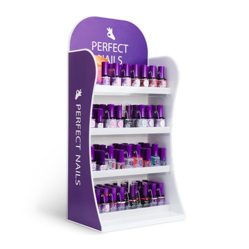 Suport Oje Semipermanente echipat cu 124 produse de manichiură