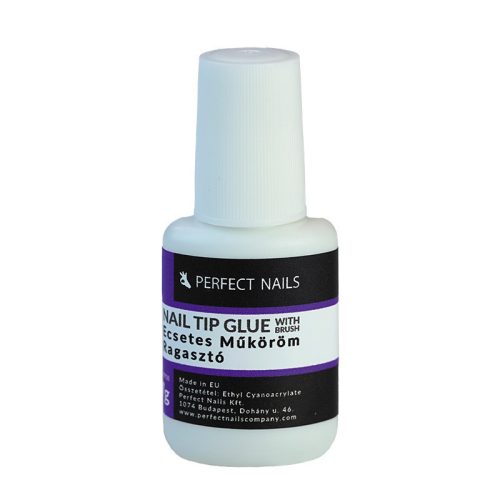 Lipici pentru unghii false cu pensulă - Nail Tip Glue with Brush