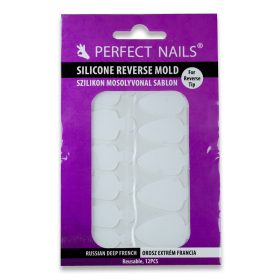   Șablon linia zâmbetului pentru tipsuri reutilizabile - French Extrem Rusesc - 12 buc