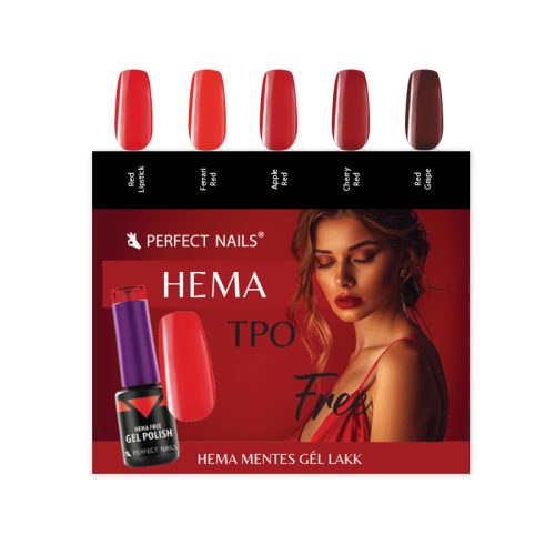 HEMA FREE Paletă de culori - Red Classic