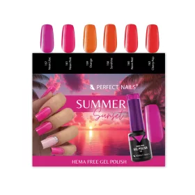   Paletă de culori ojă semipermanentă fără HEMA - Summer Sunset