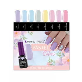 Paletă de culori ojă semipermanentă fără HEMA - Pastels