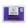 Tipsuri reutilizabile pentru AcryGel - Migdală Rusească - 120 buc/set Reverse TIP