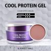 Gel pentru construcție și alungire unghii - Cool Protein Cover Gel  - Natural Cover 50 gr