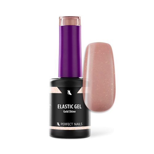 Bază rubber elastică Cover  8 ml - Gold Shine