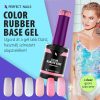 Bază Rubber Colorată - Color Rubber Base Gel 8 ml - Glitter Blossom
