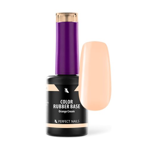 Bază Rubber Colorată - Color Rubber Base Gel 8 ml - Orange Cream