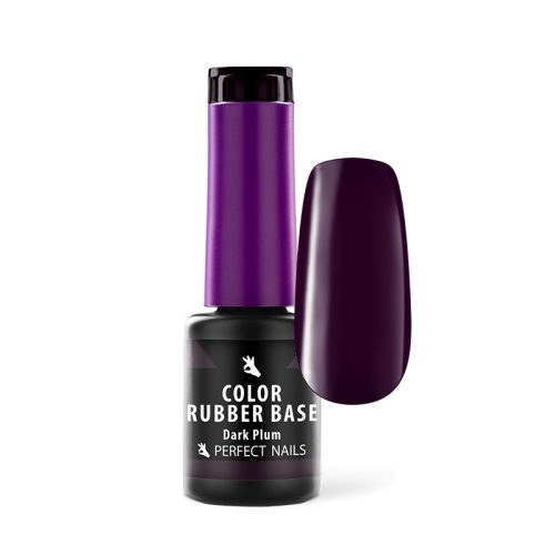 Bază Rubber Colorată - Color Rubber Base Gel 4 ml - Dark Plum