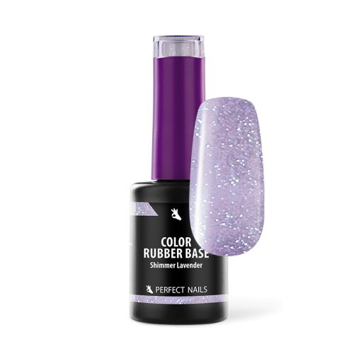 Bază Rubber colorată 8 ml - Shimmer Lavender