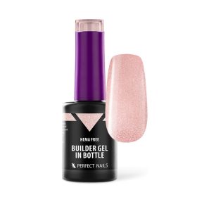   Gel de construcție colorat în sticlă fără Hema 8 ml  - Sparkling Rose