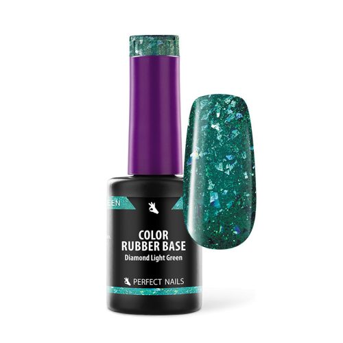 Bază Rubber colorată 8 ml - Diamond Light Green