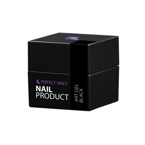 Gel colorat pentru decorațiuni unghii - Negru 
