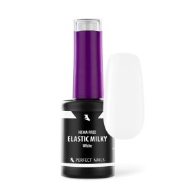   Elastic Milky Base - Bază Elastică fără HEMA pentru Ojă Semipermanentă - Milky White - 8 ml