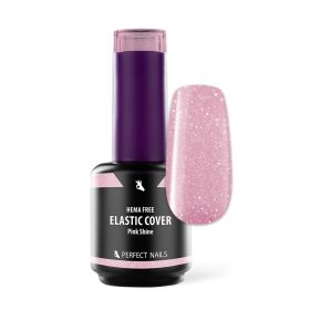   Elastic Cover Base – Bază Elastică fără HEMA pentru Ojă Semipermanentă - Pink Shine - 15ml