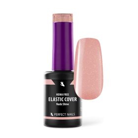   Elastic Cover Base – Bază Elastică fără HEMA pentru Ojă Semipermanentă - Nude Shine - 8ml