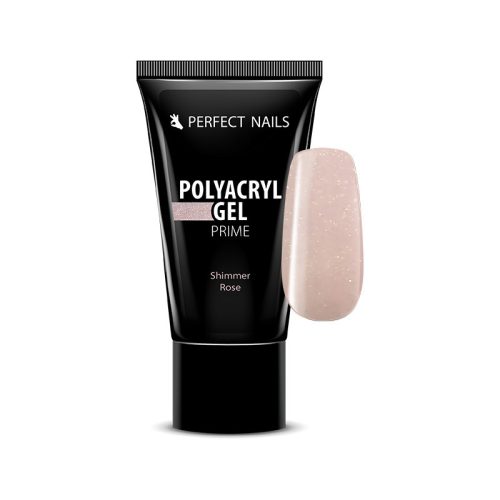 PolyAcryl Prime - Polygel în tub- Shimmer Rose 15g