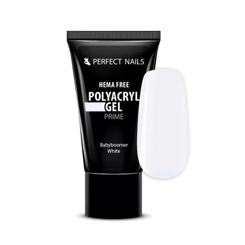 PolyAcryl Gel Prime - Polygel fără HEMA la tub - Babyboomer White 30g