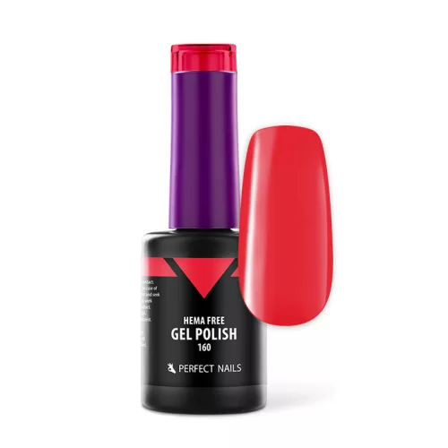 Ojă Semipermanentă - HEMA FREE - 160 Neon Red - 8ml