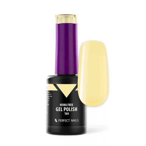 Ojă Semipermanentă - HEMA FREE - 164 Pastel Yellow - 8ml