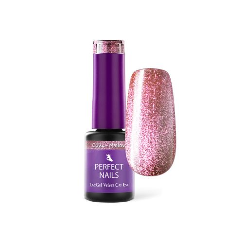 Ojă Semipermanentă Cat Eye 4 ml - Mov - Efect Catifea