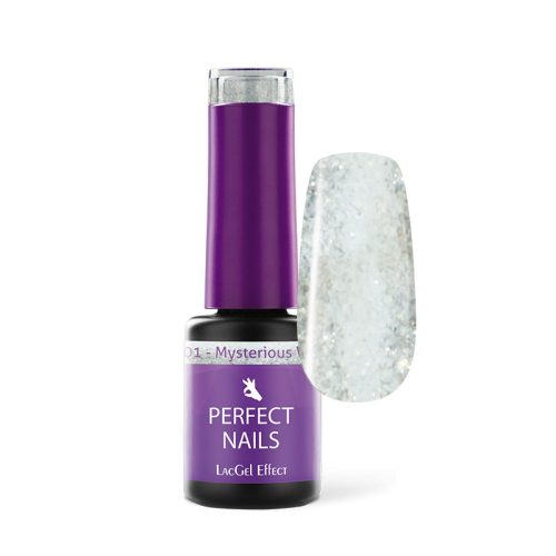 Ojă Semipermanentă Effect E001 -  4ml - Mysterious White - Winter Wonderland