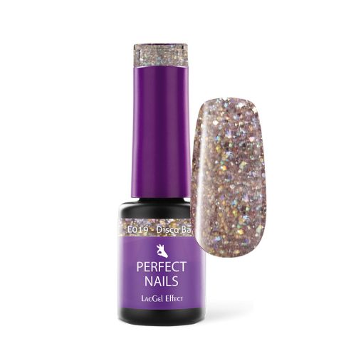 Ojă Semipermanentă Effect E019 -  4ml - Disco Ball - Disco