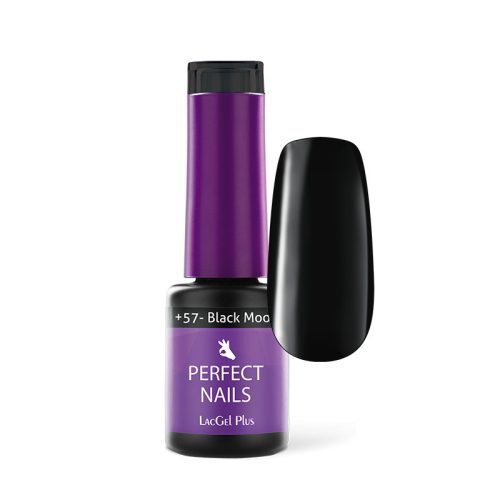 Ojă Semipermanentă Plus +057 - 4 ml - Black Mood - 5 Shades of Gray