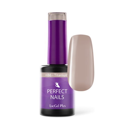 Ojă Semipermanentă Plus +086 - 8 ml - Titanium - 5 Shades of Gray