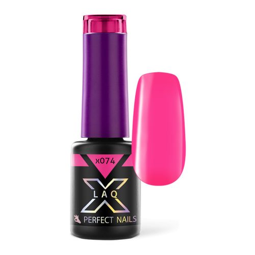 Ojă Semipermanentă LaQ X - 4 ml - Cherry Garden X074 - Barbie Nails