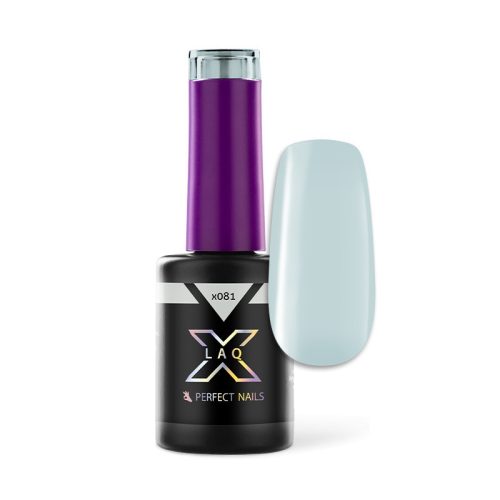 Ojă Semipermanentă LaQ X  8ml - Whisper Blue X081 - Porcelain