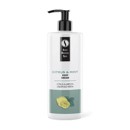 Cremă Gel pentru picioare cu aromă de Lămâie și Mentă -500 ml