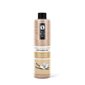   Sare de baie pentru corp și picioare pentru relaxare -Vanilie & Iasomie 330 gr